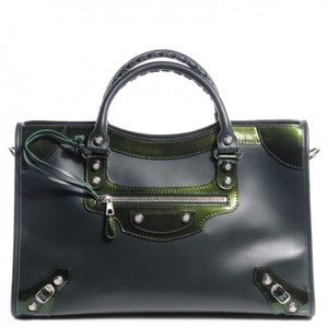Balenciaga Matte Green Giant 12 City Bag